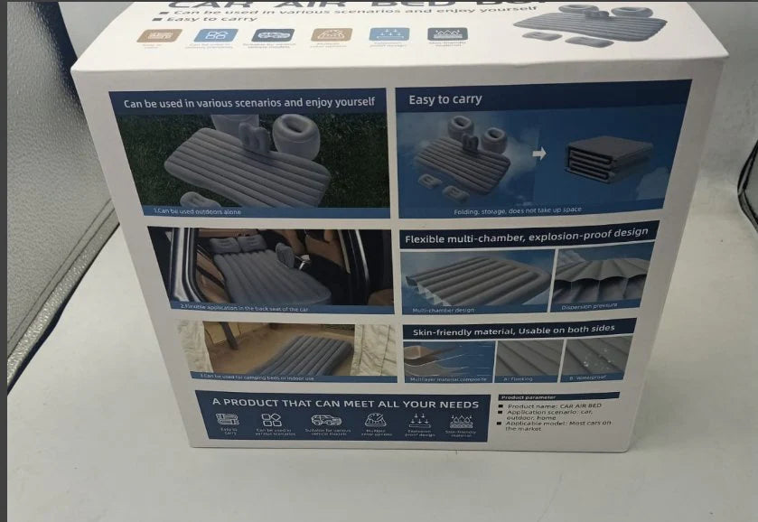 Car Bed Air Mat With Free Electric Pump