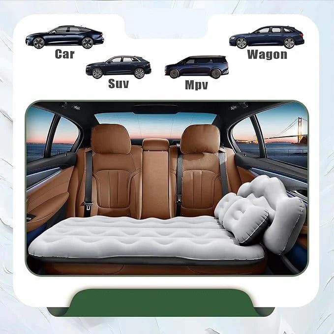 Car Bed Air Mat With Free Electric Pump