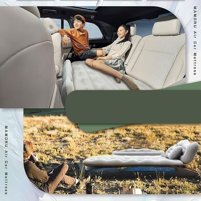 Car Bed Air Mat With Free Electric Pump