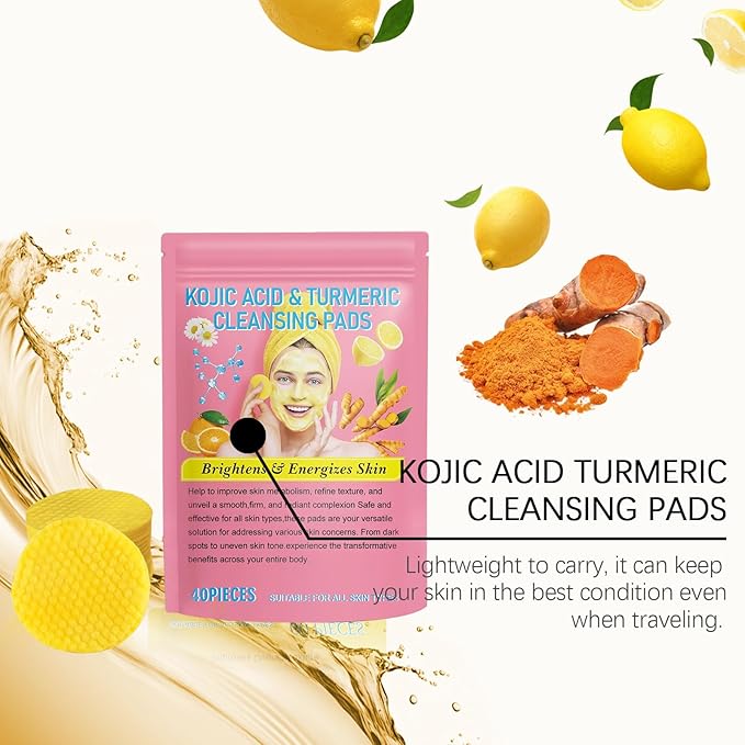 Turmeric Acid Cleaning Pads ( 40 Pieces in 1 Pack )