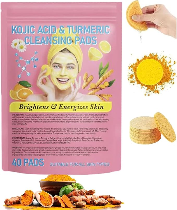 Turmeric Acid Cleaning Pads ( 40 Pieces in 1 Pack )
